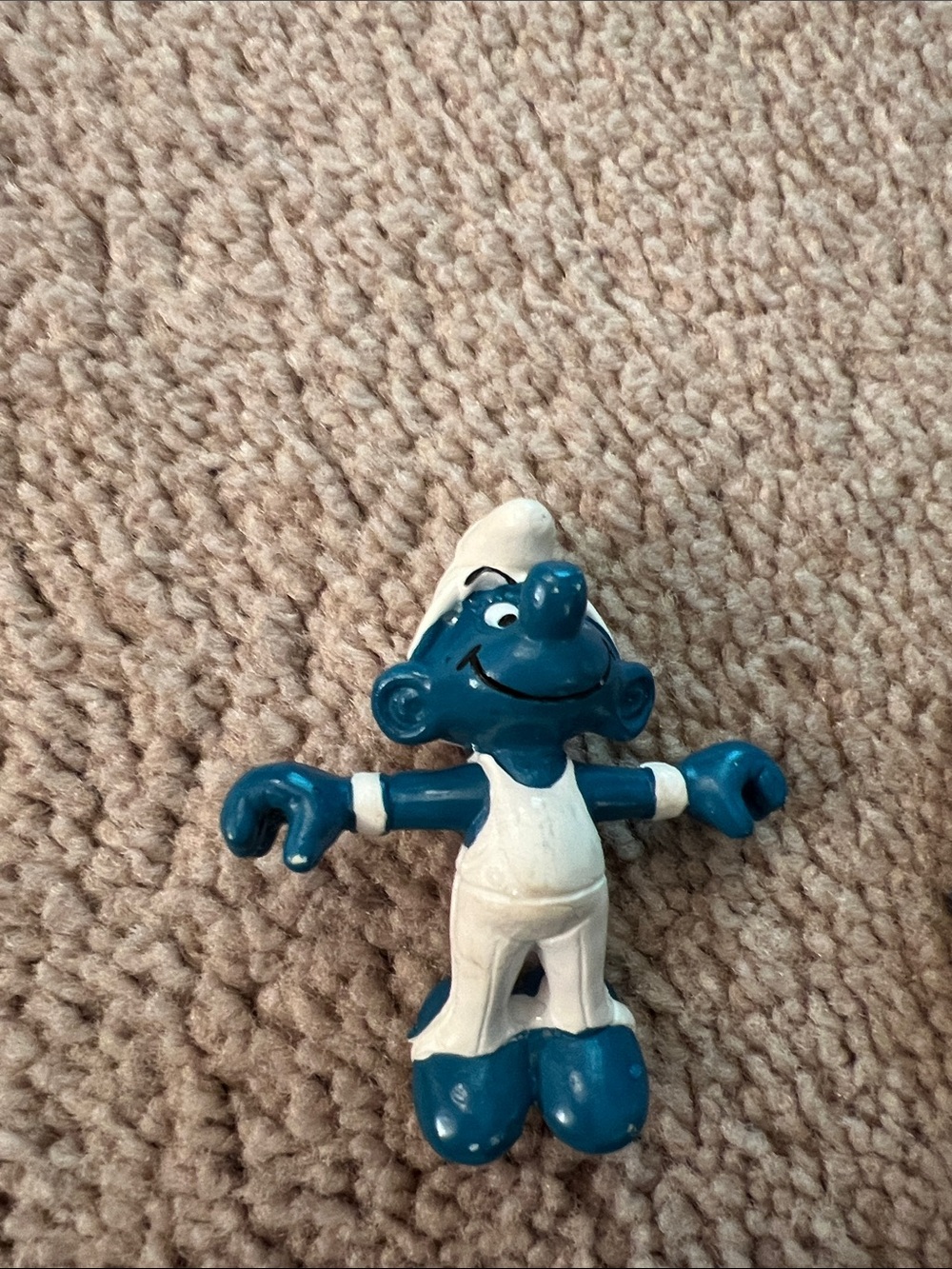 Lot of 7 vintage Smurf pvc figurines missing parts - Picture 2 of 9